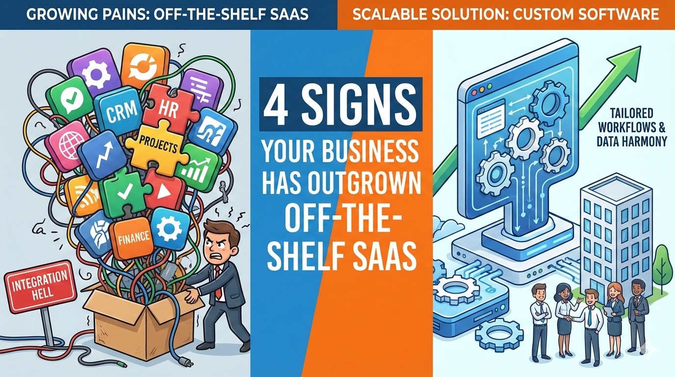  4 Signs Your Business Has Outgrown Off-the-Shelf SaaS
